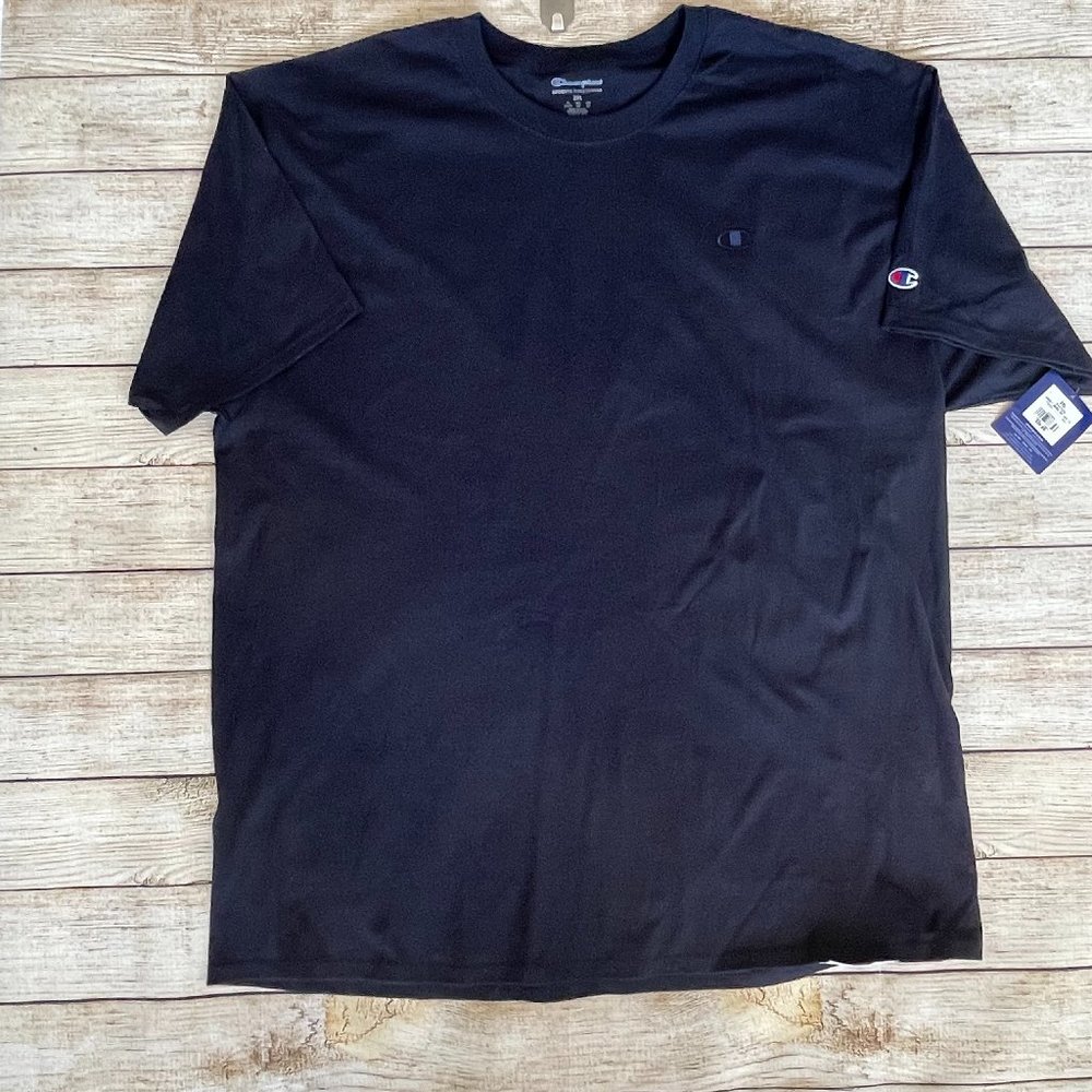 Champion Classic Jersey Crew Neck T-Shirt Men's Short Sleeve Cotton Solid